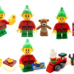 2-Pack of Mystery LEGO Elf Minifigs (each comes with tool and toy)