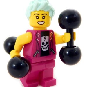 LEGO “Buff Betty” with Free Weights