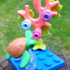 LEGO Sea Turtle Underwater Scene