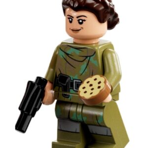 LEGO Star Wars: Princess Leia in her Endor Outfit with Blaster and Field Ration