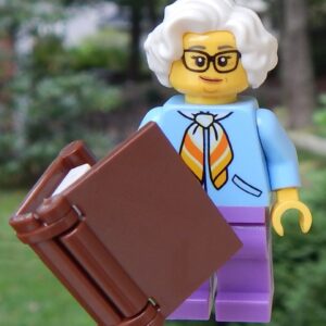 LEGO Librarian “Mrs. Flugelbrick”