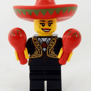 LEGO Mariachi Musician with Maracas
