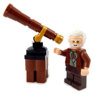LEGO Astronomer with Telescope