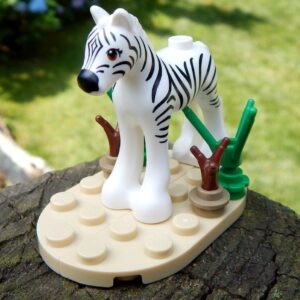 LEGO Zebra Scene