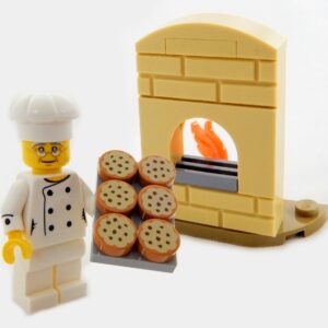 LEGO Cookie Baker with a Sheet of Cookies and Oven