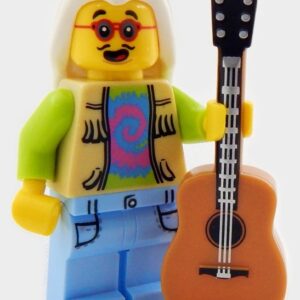 LEGO Hippie Acoustic Guitar Player