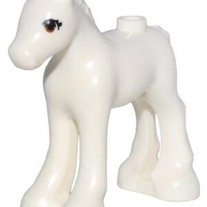 LEGO White Baby Horse