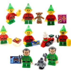 2-Pack of Mystery LEGO Elf Minifigs (each comes with tool and toy)