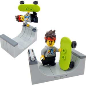 LEGO Skater on a Halfpipe