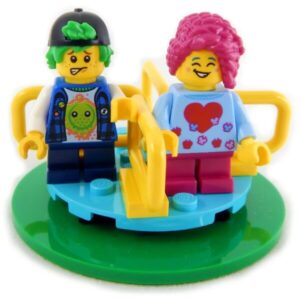 LEGO Merry-Go-Round with 2 Kids