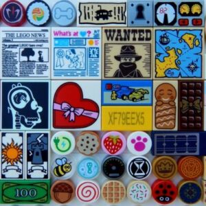 20-Pack of Mystery LEGO Printed Tiles