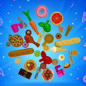20-Pack of Mystery LEGO Food and Utensils