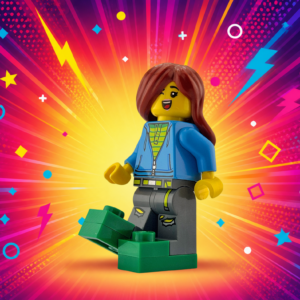 Dena with LEGO Brick Sliders Minifig