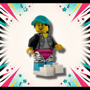 Heather with LEGO Brick Sliders Minifig