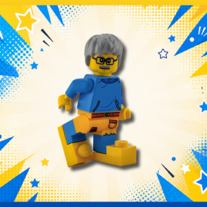 Grampa with LEGO Brick Sliders Minifig