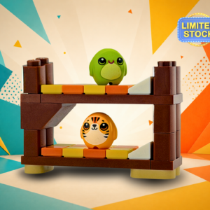 LEGO Bunkbed with Squishies