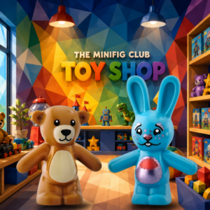 LEGO Teddy Bear and Bunny Plushie