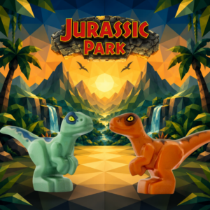 2-Pack of Mystery LEGO Baby Raptors