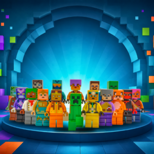2-Pack of Mystery LEGO Minecraft Minifigs
