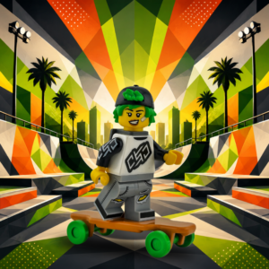 LEGO CMF27 Longboarder Minifig