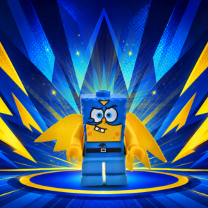 LEGO WrestleBob Minifig