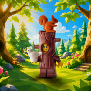 LEGO Forrest with Forest Friends