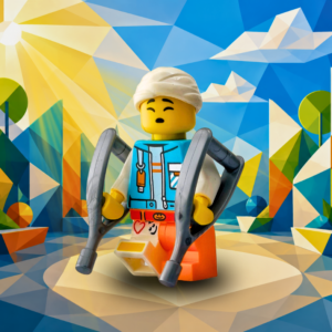 LEGO Limping Leo Minifig