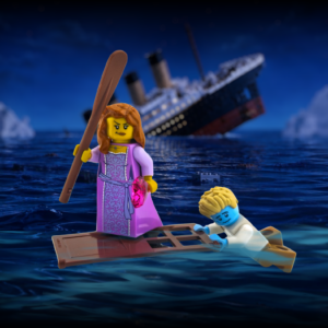 LEGO Bricktanic Couple with Door Set