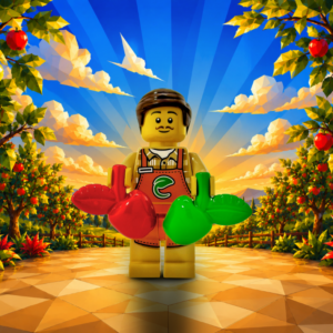 LEGO Orchard Farmer Minifig