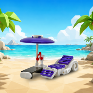 LEGO Beach Chair Build