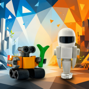 LEGO WALL-E and EVE