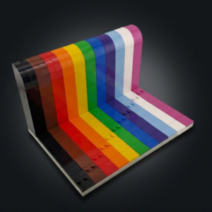 LEGO Rainbow Stage/Minifig Display