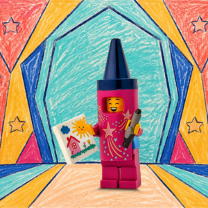 Carla the LEGO Crayon Minifig