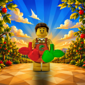 LEGO Orchard Farmer Minifig