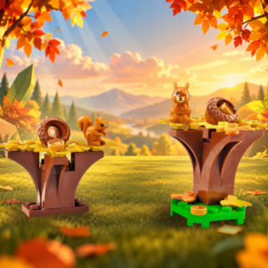 Mystery LEGO Squirrel in a Tree